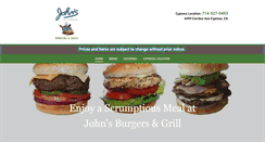 Desktop Screenshot of johnsrestaurants.com